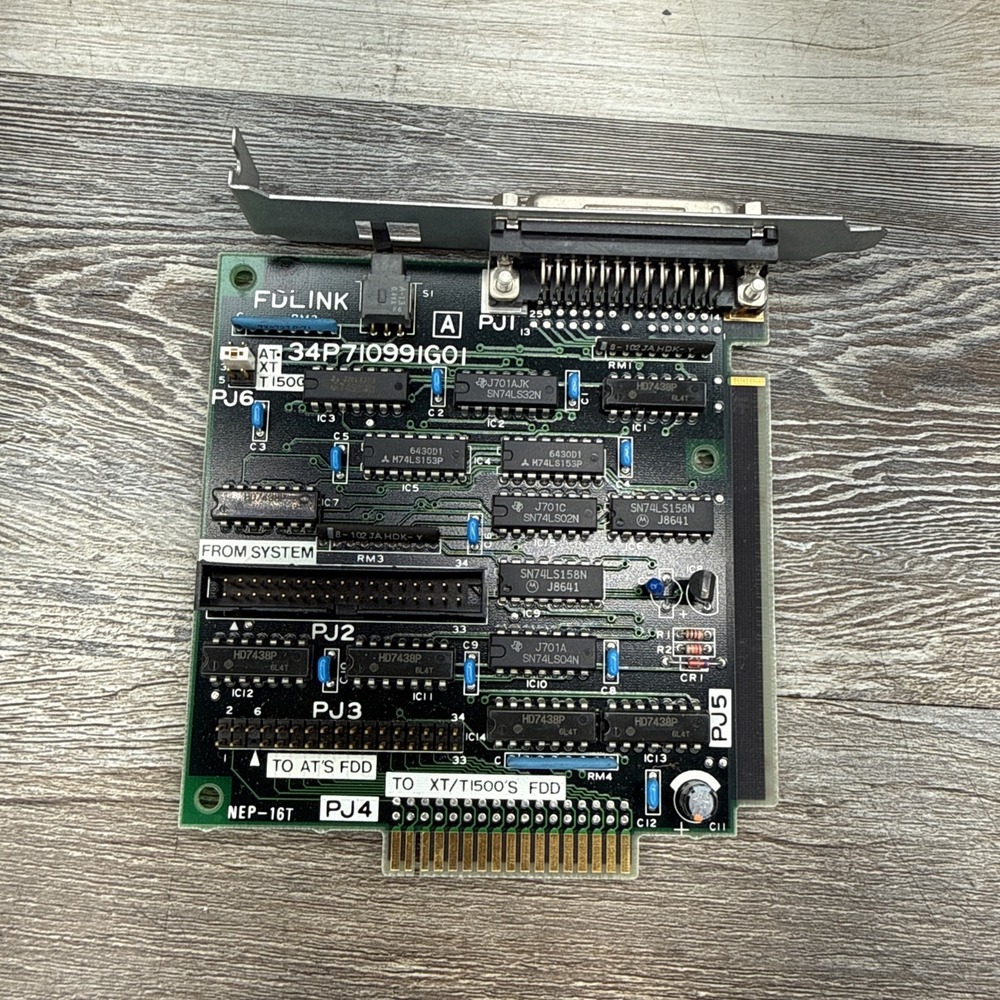 FDLINK vintage ISA interface card NEP-16T - Untested - For Parts / Repairs.
